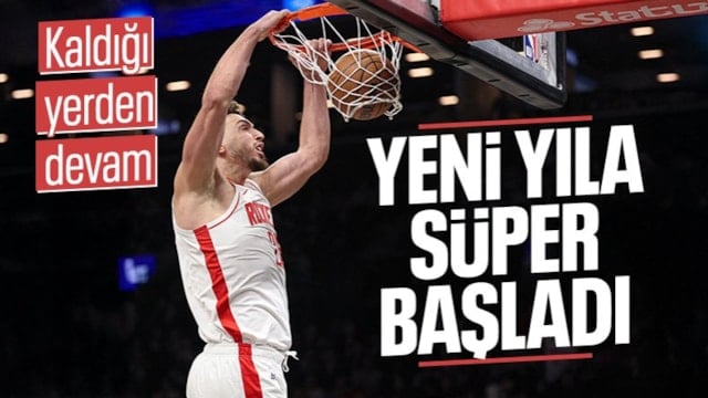 Brooklyn Nets'i yenen Houston Rockets, üst üste 4. galibiyetini aldı