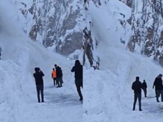 Hakkari'de çığ düştü