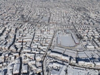 Kar yağışı durdu, Bolu dondu