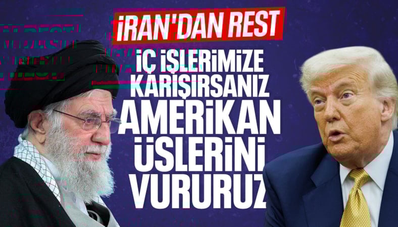 İran’dan ABD’ye sert cevap: Dış müdahaleye izin verilmeyecek