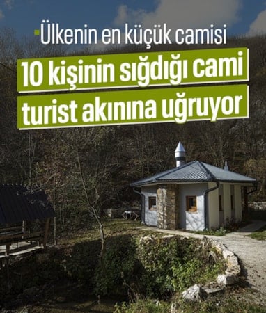Bosna Hersek'in en küçük camisi: En fazla 10 kişi ibadet edebiliyor