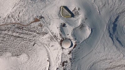 Göbeklitepe beyaza büründü: 12 bin yıllık tarih dronla görüntülendi