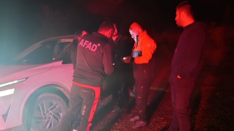 Hatay'da yaylada mahsur kalan aile kurtarıldı