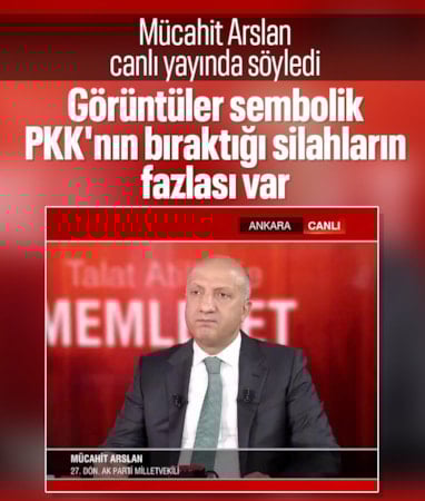 Ali İhsan Arslan: PKK daha çok silah bıraktı