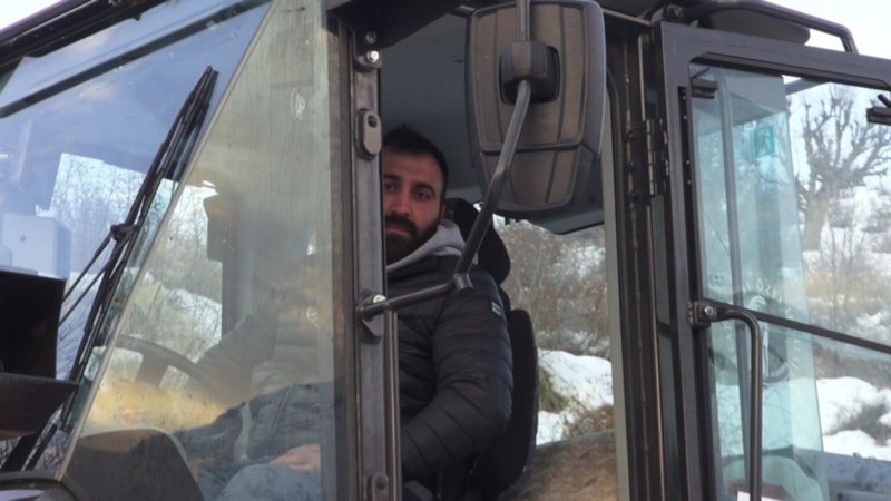 Batman'da zorlu kış şartlarında mücadele