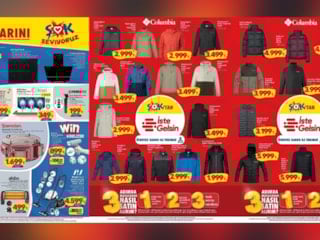 Uygun fiyata Columbia mont çeşitleri geliyor! ŞOK 7 Ocak Aktüel