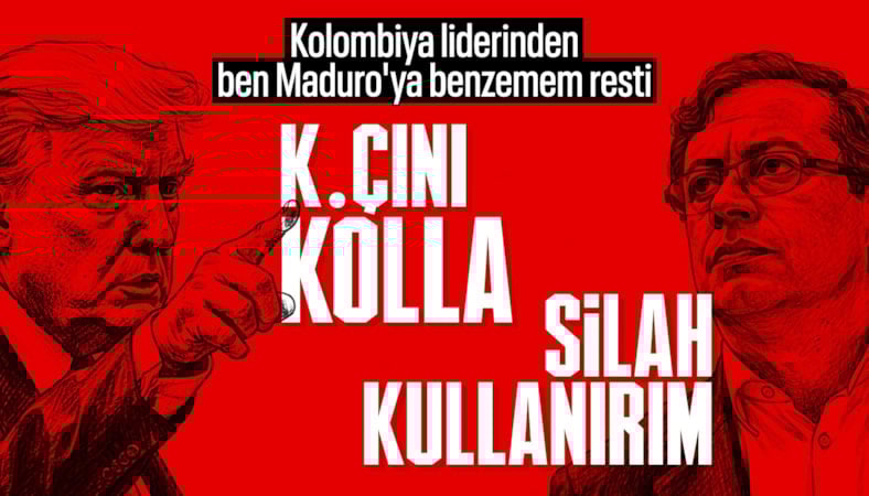 Gustavo Petro'dan Donald Trump'a: İstemediğim silahları tekrar kullanacağım