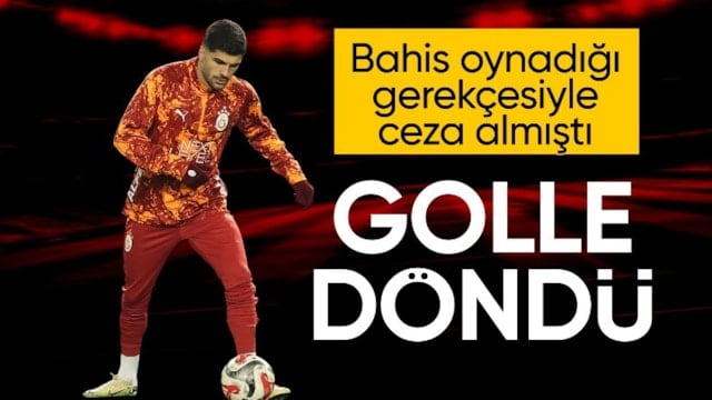 Eren Elmalı, sahalara golle geri döndü