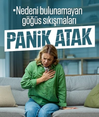 Nedeni bulunamayan göğüs sıkışmaları panik atakla ilişkili olabilir