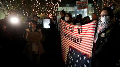 ABD’nin Venezuela operasyonu Tokyo’da protesto edildi