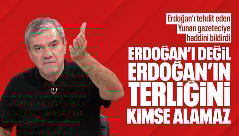 Yılmaz Özdil'den Cumhurbaşkanı Erdoğan'ı hedef alan Yunan gazeteciye sert çıkış