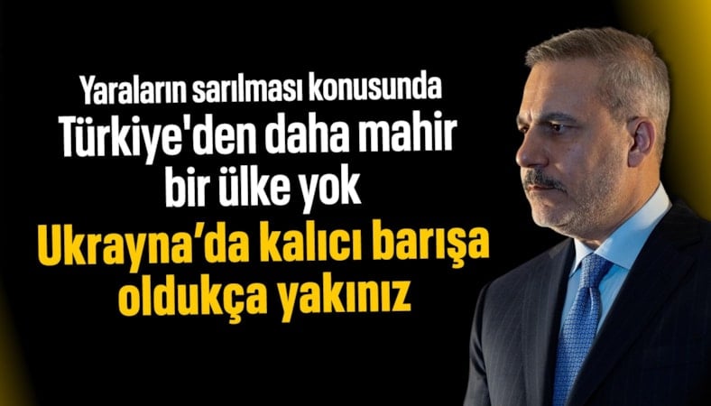 "Yaraları sarmada Türkiye'den daha mahir ülke yok"