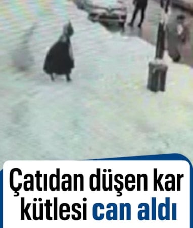 Bitlis'te çatıdan düşen kar kütlesi genç kızın hayatına mal oldu