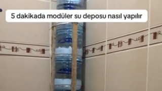 Ankara'da bitmeyen su kesintilerine vatandaştan farklı çözümler