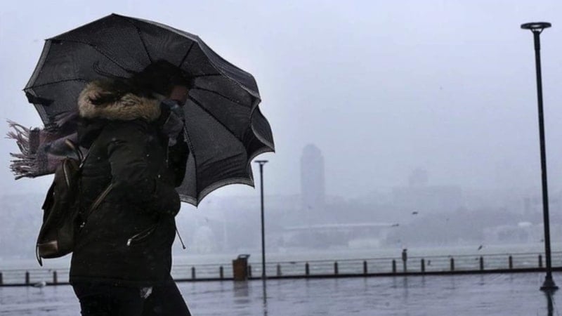Meteoroloji'den İstanbul dahil 63 ile sarı kodlu fırtına ve yağış uyarısı
