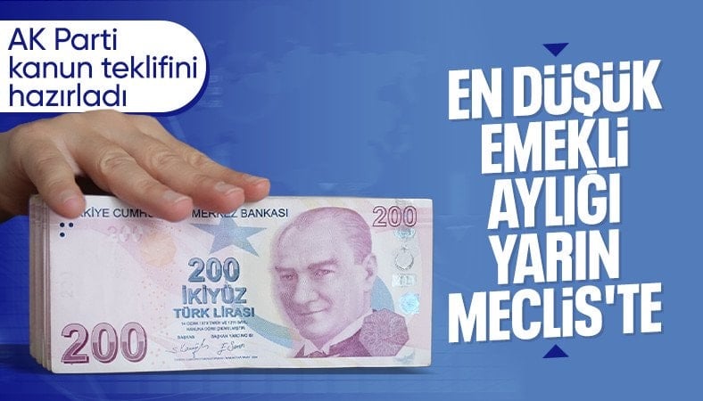 En düşük emekli aylığı için kanun teklifi yarın TBMM'ye sunulacak