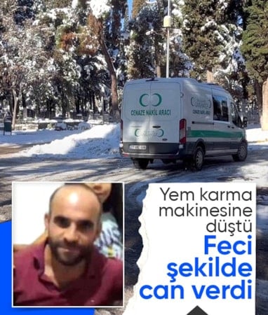 Gaziantep’te yem karma makinesine düşen işçi hayatını kaybetti