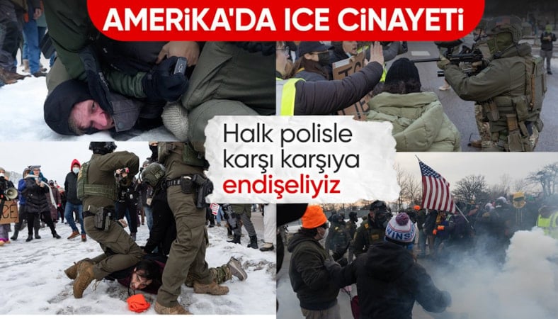 ABD'de ICE tesisinde protestocular ile polis karşı karşıya geldi