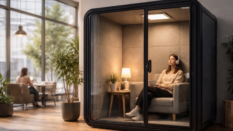 Sessizlik odaları yeni bir şehir ihtiyacına dönüşüyor