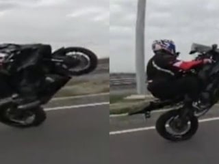 Mersin'de motosiklet sürücülerine ters yönde akrobatik hareketler pahalıya patladı