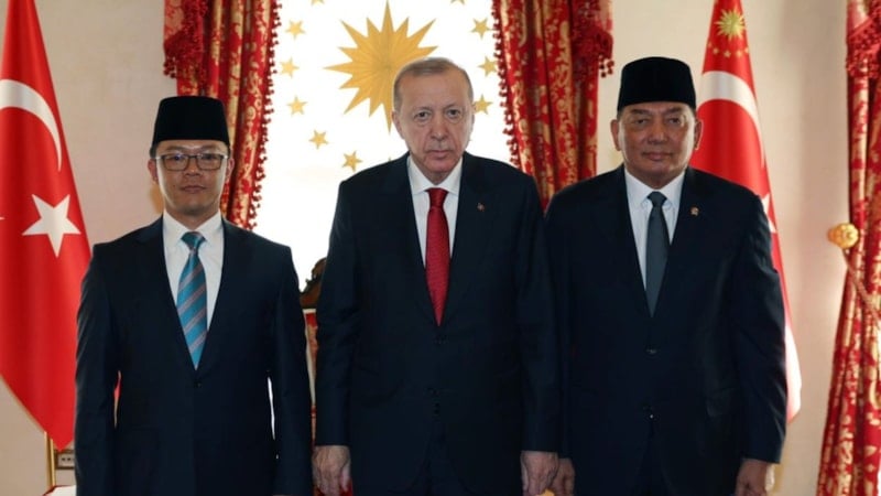 Cumhurbaşkanı Erdoğan Endonezyalı bakanları kabul etti