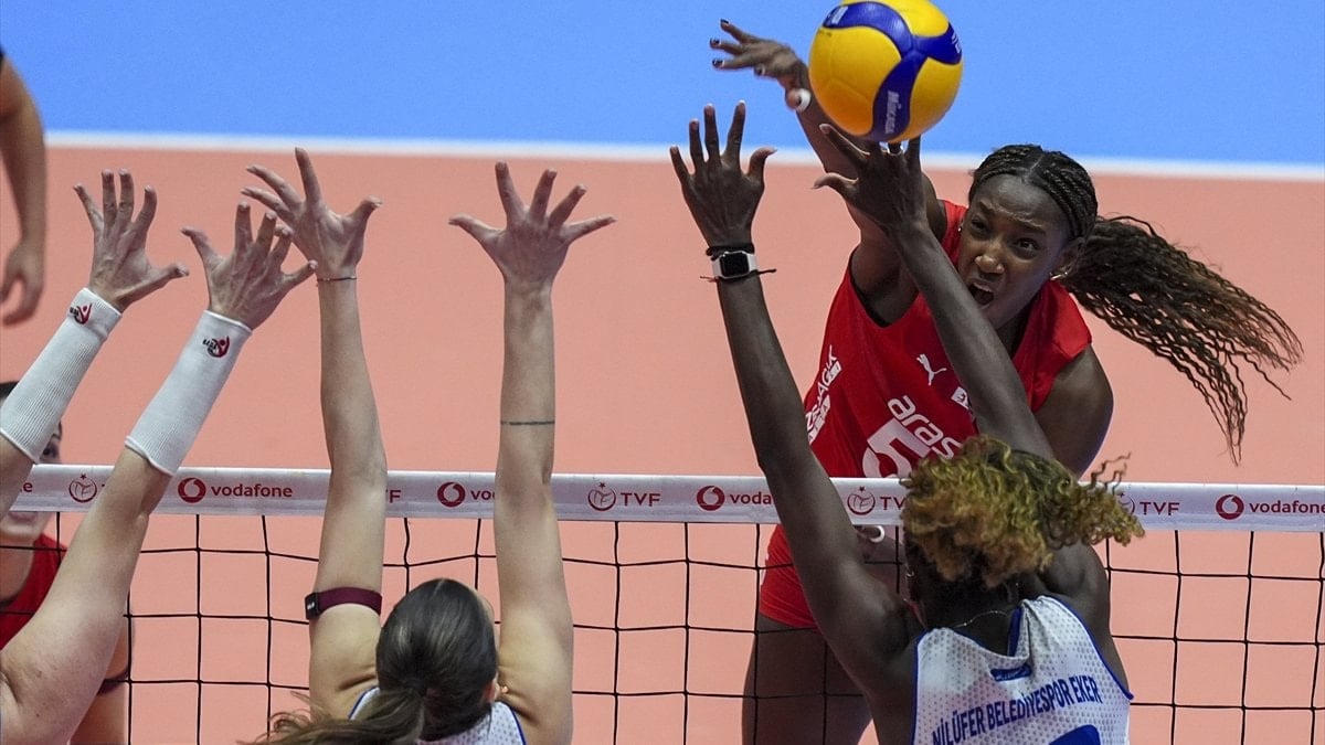 Aras Kargo, Nilüfer Belediyespor'u yendi