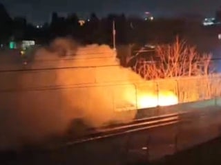 İstanbul'da metro durağında yangın