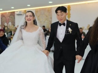 Rize’ye Güney Kore’den damat