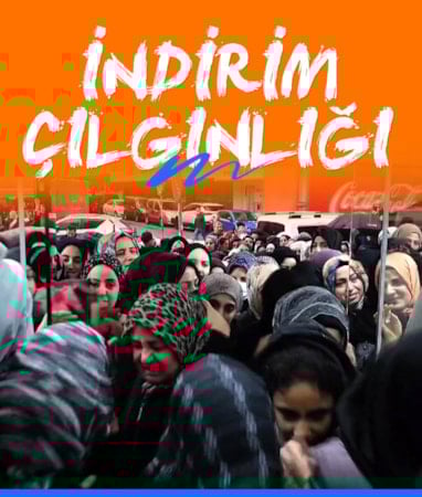 İstanbul'da mağaza açılışında indirim çılgınlığı