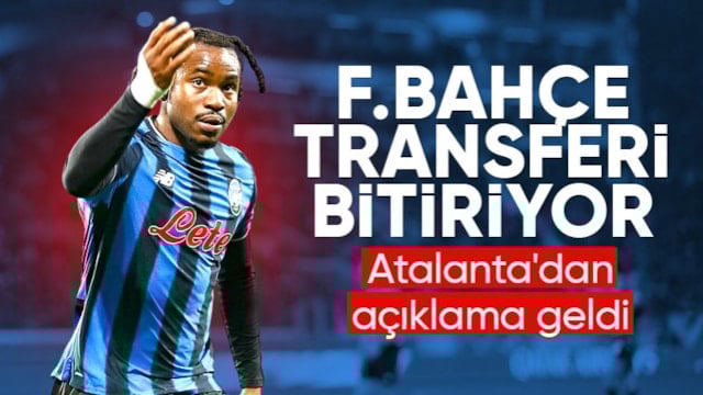 Fenerbahçe devrede! Ademola Lookman için Atalanta'dan resmi açıklama geldi