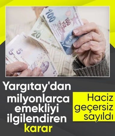 Yargıtay'dan milyonlarca emekliyi ilgilendiren emsal karar