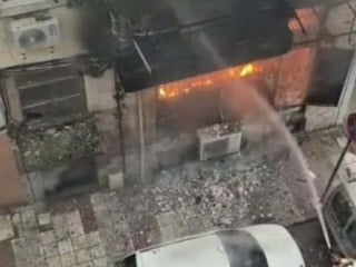 Manisa’da oyun salonundan alevler yükseldi