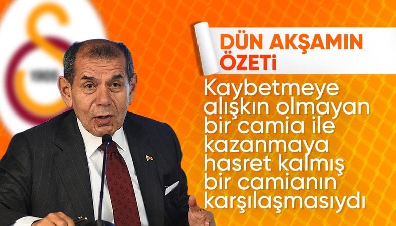 Dursun Özbek'ten Fenerbahçe'ye olay ifadeler!