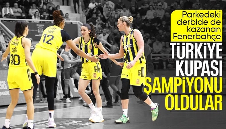 Galatasaray'ı yenen Fenerbahçe, Türkiye Kupası'nı kazandı