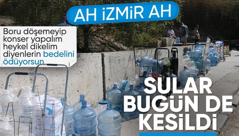 İzmir'de su krizi: 24 saatlik kesinti uygulanacak