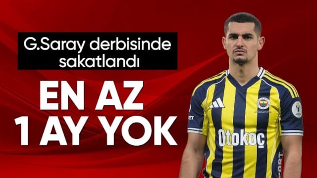 Derbide sakatlanan Levent Mercan 4-6 hafta sahalardan uzak kalacak