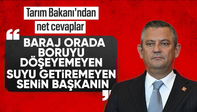 Tarım Bakanı İbrahim Yumaklı'dan Özgür Özel'in iddialarına net yanıtlar