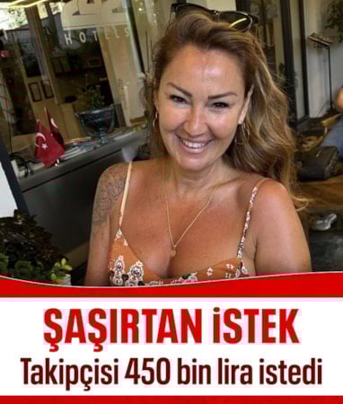 Takipçisi Pınar Altuğ'dan para istedi