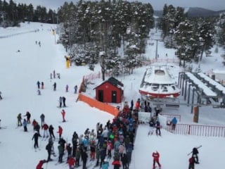 Kars Sarıkamış'ta kayak sezonu