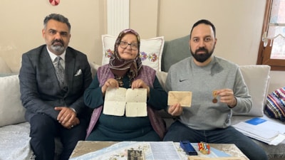 Hatay'da şehit babasının mektupları ona emanet