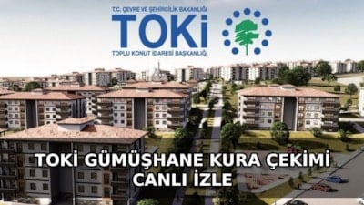 TOKİ Gümüşhane kurası CANLI İZLE | Kura saati ve sonuçlar…