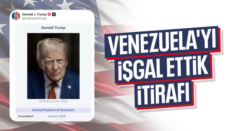 Trump kendisini Venezuela'nın lideri ilan etti