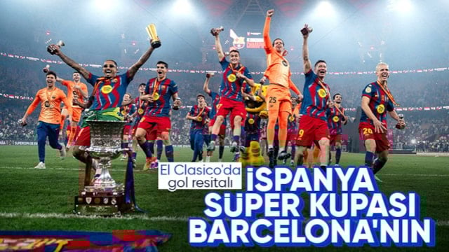 Barcelona, Arda Gülerli Real Madrid’i 3-2 yenerek İspanya Süper Kupa’yı kazandı