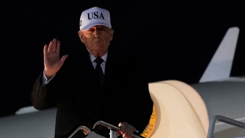 Donald Trump'ın konvoyu 'şüpheli nesne' nedeniyle güzergah değiştirdi