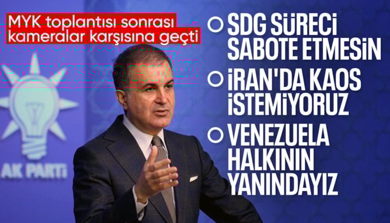 Ömer Çelik: Terör gündemden kalkacak