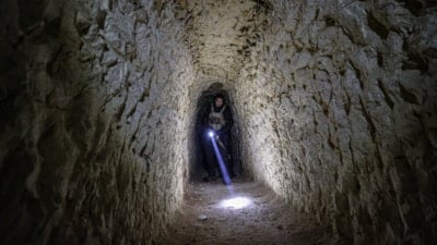 Terör örgütü YPG/SDG'nin Şeyh Maksud’daki yer altı tünelleri ortaya çıktı