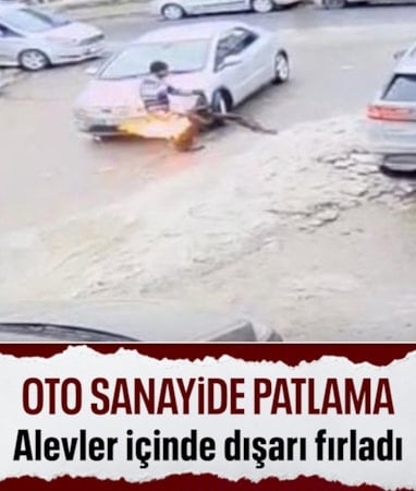 Diyarbakır'da oto sanayide patlama: 1'i ağır 4 yaralı