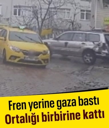 İstanbul Beşiktaş'ta fren yerine gaza basan sürücü ortalığı savaş alanına çevirdi