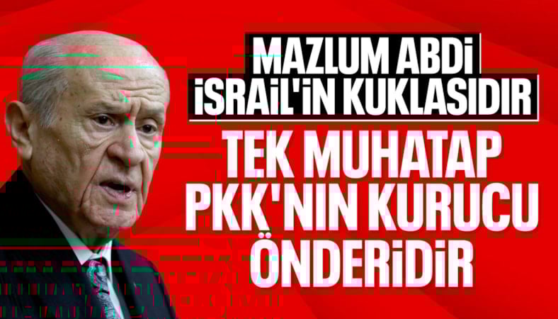 Devlet Bahçeli'den Mazlum Abdi açıklaması: PKK'nın kurucu önderine sadakatsizliktir