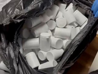 Samsun'da bir evde 18 bin 900 sentetik hap ele geçirildi